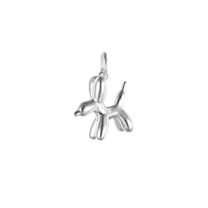 TrustDavis Silver Pendant Woman Necklace Balloon Dog S925 Jewelry