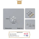 TrustDavis Silver Pendant Woman Necklace Balloon Dog S925 Jewelry