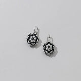 TrustDavis Flower Pendant 925 Sterling Silver Women's Jewelry