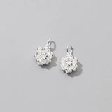 TrustDavis Flower Pendant 925 Sterling Silver Women's Jewelry