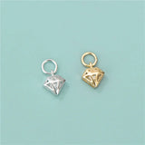 TrustDavis Geometric Sterling Silver Pendant Women DIY Necklace