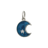 TrustDavis 925 Silver Moon Pendant DIY Necklace Bracelet HY634