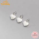 TrustDavis 925 Sterling Silver Heart Pendant Necklace Bracelet DIY Jewelry