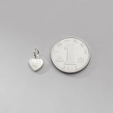 TrustDavis 925 Sterling Silver Heart Pendant Necklace Bracelet DIY Jewelry