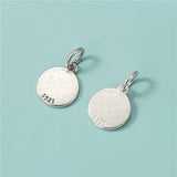 TrustDavis 925 Sterling Silver Flowers Charm Pendant DIY Jewelry