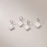 TrustDavis 925 Sterling Silver Shell Charm Pendant DIY Accessories