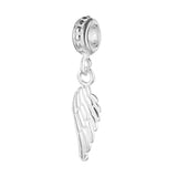 TrustDavis 925 Silver Sweet Angle Wing Charm Pendant DZ83