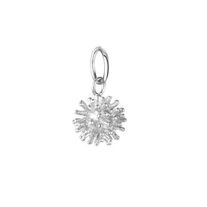 TrustDavis 925 Sterling Silver Sweet Dandelion Charm Pendant DIY Accessories