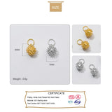 TrustDavis 925 Sterling Silver Sweet Dandelion Charm Pendant DIY Accessories