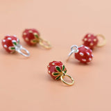 TrustDavis 925 Sterling Silver Sweet Strawberry Charm Pendant