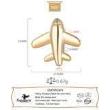 Davis 925 Silver Plane Aircraft Pendant DIY Necklace Bracelet Accessory Jewelry