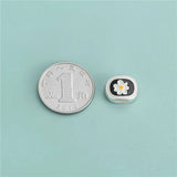 925 Sterling Silver Plumeria Flower Charm Bead for Necklace Bracelet DIY