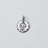 TrustDavis 925 Silver Punk Pendant DIY Necklace Bracelet for Kids