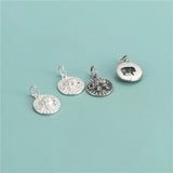 925 Silver Elephant Pendant DIY Necklace Accessory