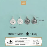 925 Silver Elephant Pendant DIY Necklace Accessory