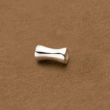 TrustDavis 925 Silver Retro Geometric Bead Bracelet Pendant DIY Necklace Jewelry