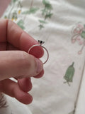 TrustDavis 925 Sterling Silver CZ Finger Ring For Women Wedding Party DA1380