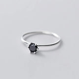 TrustDavis 925 Sterling Silver CZ Finger Ring For Women Wedding Party DA1380