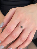 TrustDavis 925 Sterling Silver CZ Finger Ring For Women Wedding Party DA1380