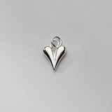 TrustDavis 925 Sterling Silver Heart Pendant Necklace DIY Jewelry HY948