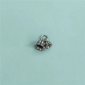 TrustDavis 925 Sterling Silver Orchids Pendant DIY Necklace