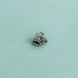 TrustDavis 925 Sterling Silver Orchids Pendant DIY Necklace