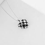 925 Silver Heart Necklace, Romantic Fine Jewelry for Women