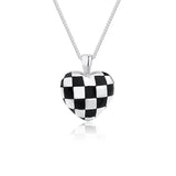 925 Silver Heart Necklace, Romantic Fine Jewelry for Women