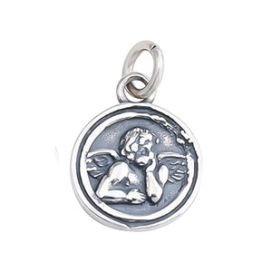 TrustDavis 925 Silver Angel Pendant for DIY Necklace Bracelet