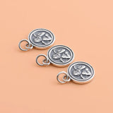 TrustDavis 925 Silver Angel Pendant for DIY Necklace Bracelet