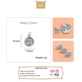 TrustDavis 925 Silver Angel Pendant for DIY Necklace Bracelet