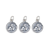 TrustDavis 925 Silver Angel Pendant for DIY Necklace Bracelet