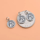 TrustDavis 925 Silver Angel Pendant for DIY Necklace Bracelet