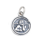 TrustDavis 925 Silver Angel Pendant for DIY Necklace Bracelet