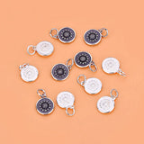 Davis 925 Sterling Silver Sunflower Charm Pendant