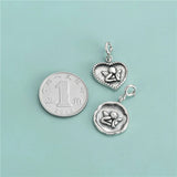TrustDavis 925 Sterling Silver Angel Pendant DIY Necklace