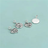 TrustDavis 925 Sterling Silver Angel Pendant DIY Necklace