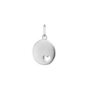 TrustDavis 925 Sterling Silver Heart Charm Pendant DIY Jewelry Gift