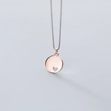 TrustDavis 925 Sterling Silver Heart Charm Pendant DIY Jewelry Gift