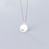 TrustDavis 925 Sterling Silver Heart Charm Pendant DIY Jewelry Gift
