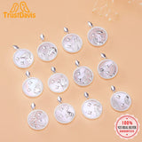 TrustDavis 925 Sterling Silver Shells Constellation Charm Pendant