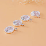 TrustDavis 925 Sterling Silver Shells Constellation Charm Pendant