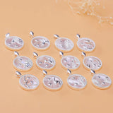 TrustDavis 925 Sterling Silver Shells Constellation Charm Pendant