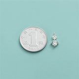 925 Sterling Silver Zircon Charm Pendant for Women