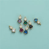 925 Sterling Silver Zircon Charm Pendant for Women