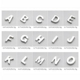 TrustDavis 925 Silver 26 English Letter Pendant Wedding Jewelry DA1725