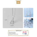925 Silver Letter CZ Pendant DIY Wedding Jewelry DA1990