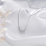 925 Sterling Silver Round Bead Box Chain Bracelet For Daughter Teen Girls