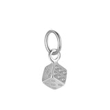 TrustDavis 925 Silver Geometric Charm Pendant DIY Jewelry