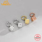 TrustDavis 925 Silver Geometric Charm Pendant DIY Jewelry